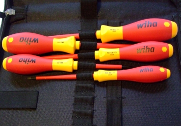 Wiha Schraubendreher Set VDE inkl. Werkzeugmappe - Wiha Schraubenzieher Set